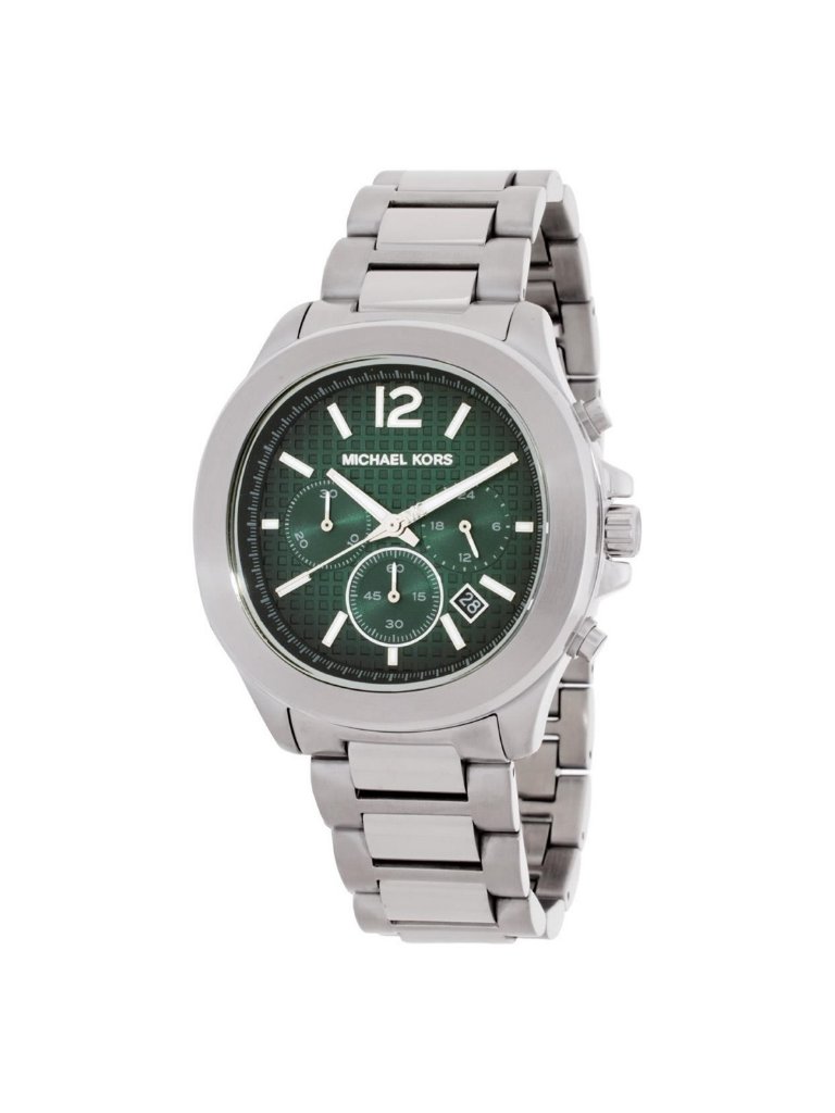 Nwt Michael Kors Oversized Sage Chronograph Quartz Green Dial Men's Watch